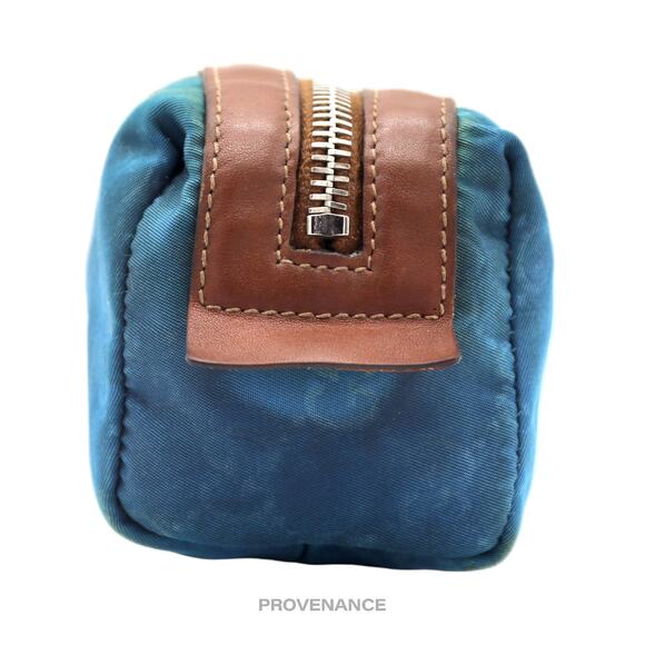 🔴 Gucci Cosmetic Pouch - Blue GG Canvas - Picture 6 of 12